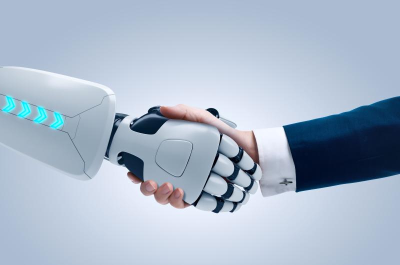 Robot handshake